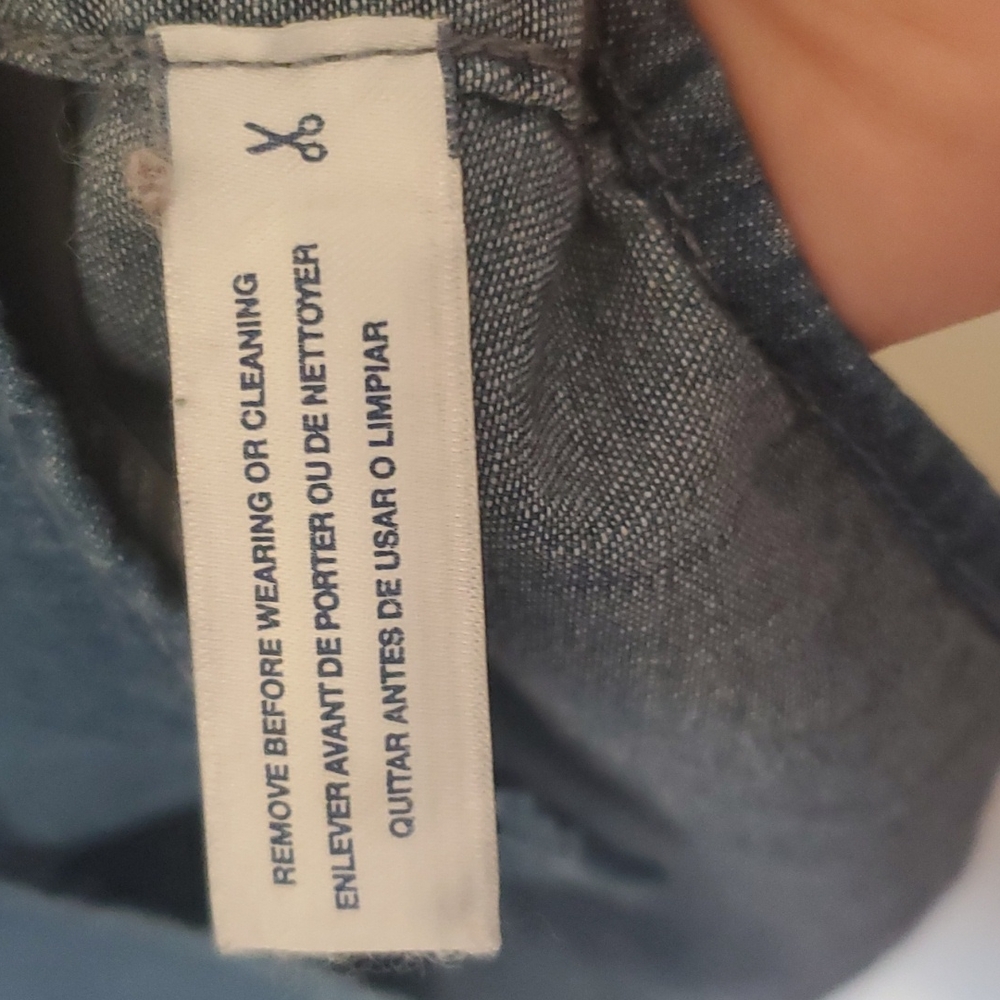 Tommy Hilfiger Jean button up long sleeve Blouse - Picture 8 of 8